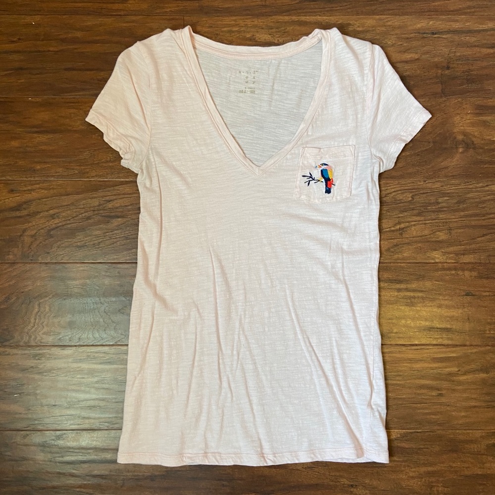 A New Day Embroidered Tee